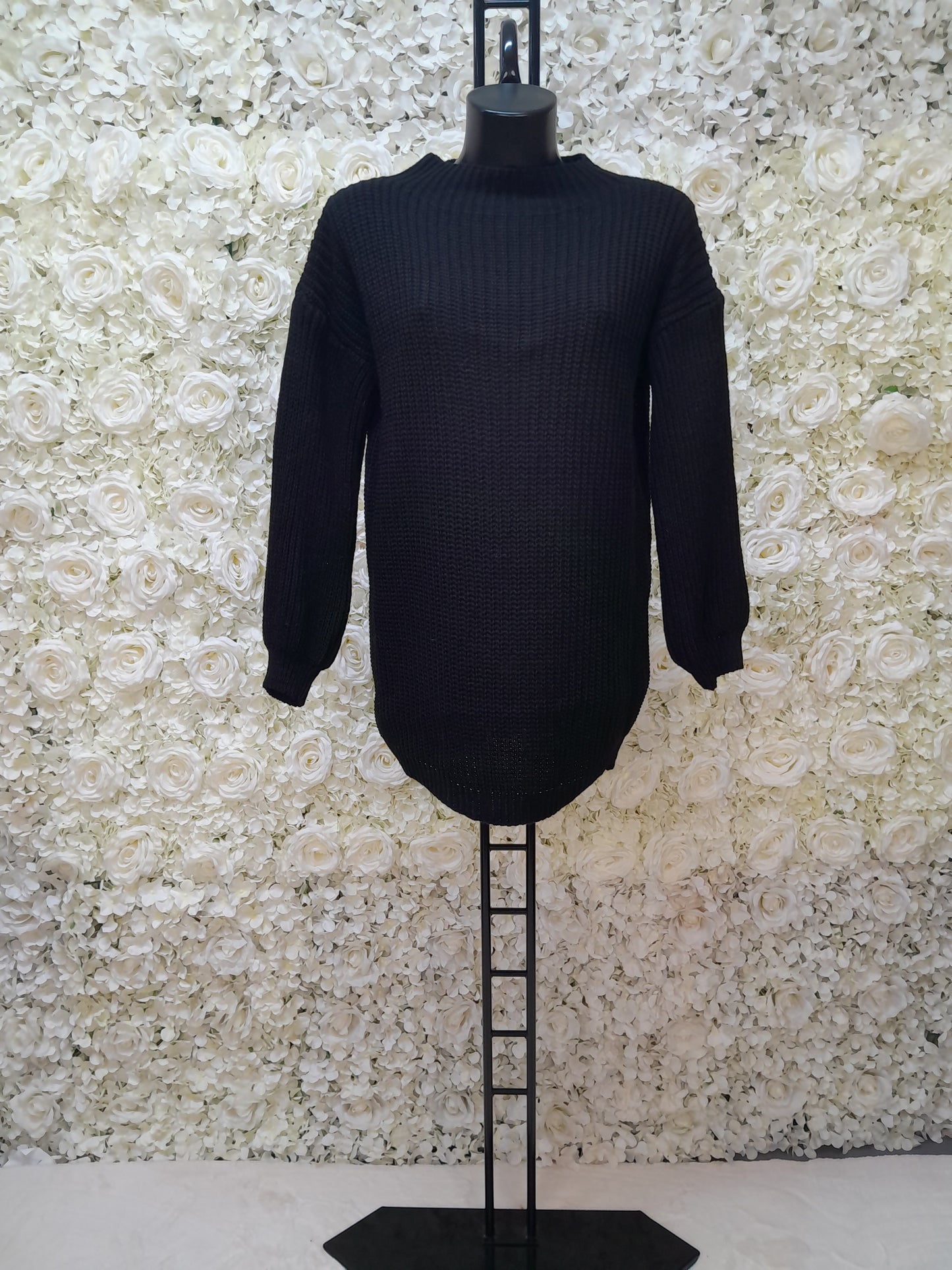 Sweater Round High Neck