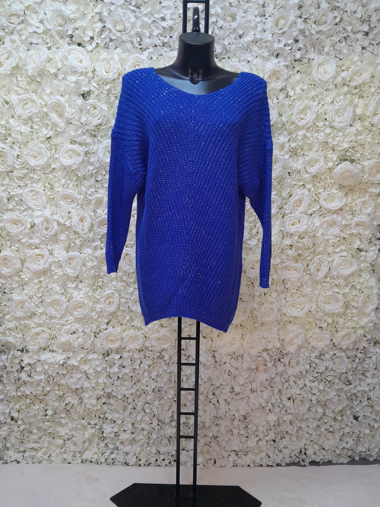 Sweater Round Neck glitter 7 Color