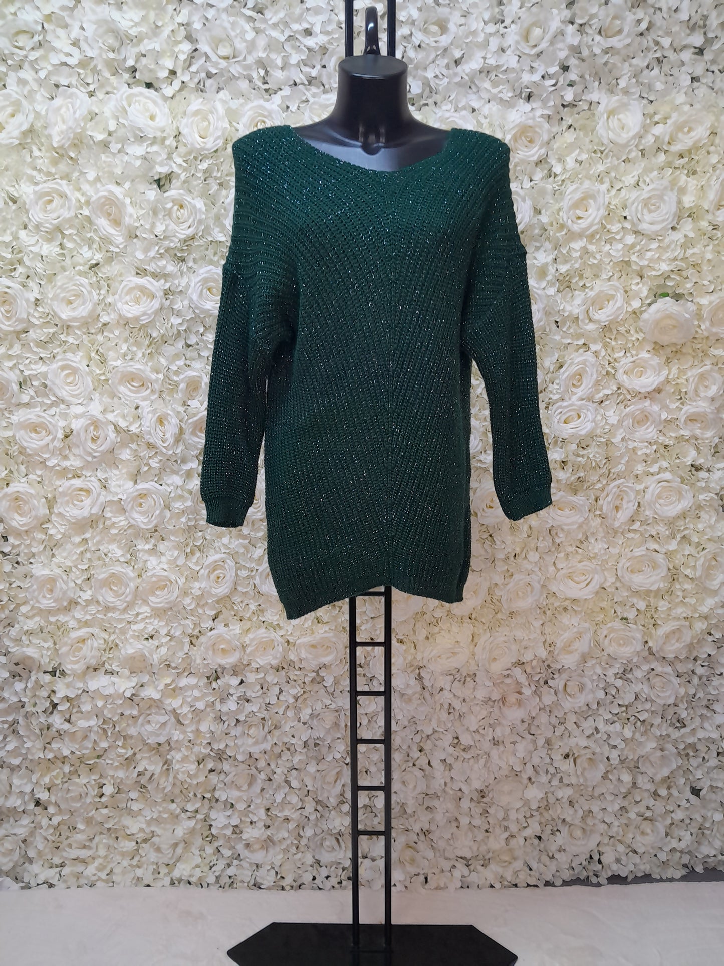 Sweater Round Neck glitter 7 Color