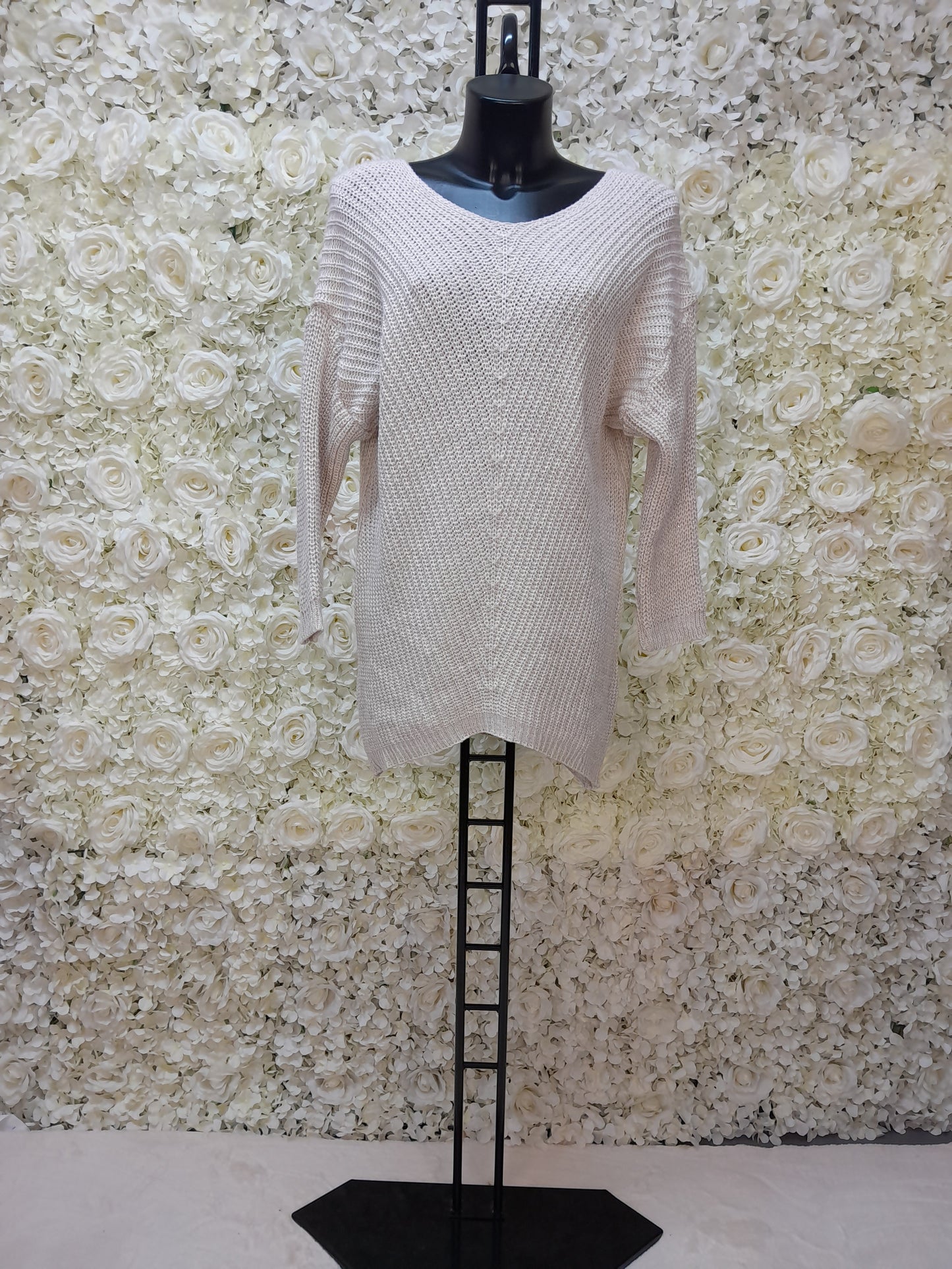 Sweater Round Neck glitter 7 Color